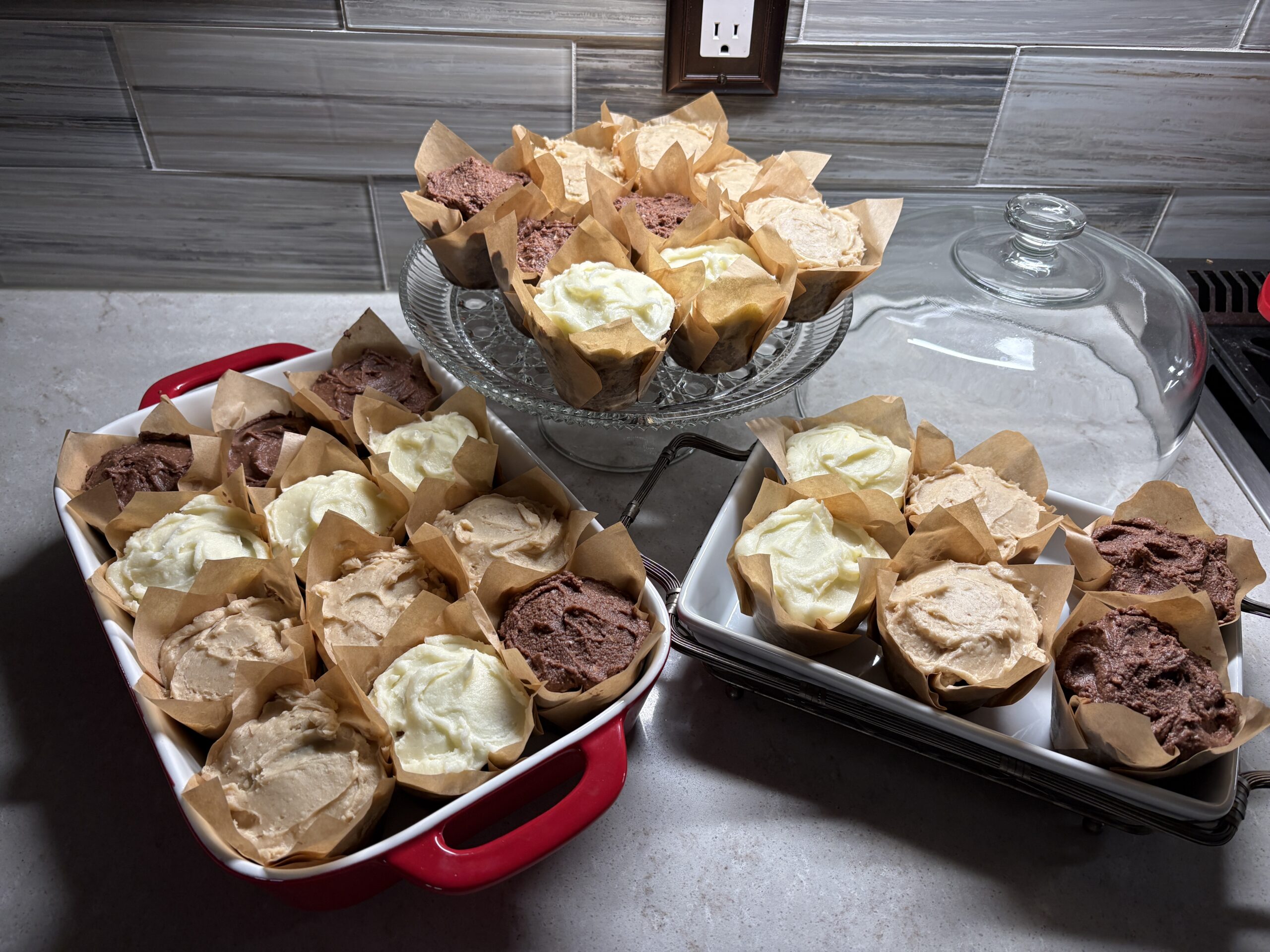 Chocolate-Chocolate Chip Amish Friendship Bread Cupcakes